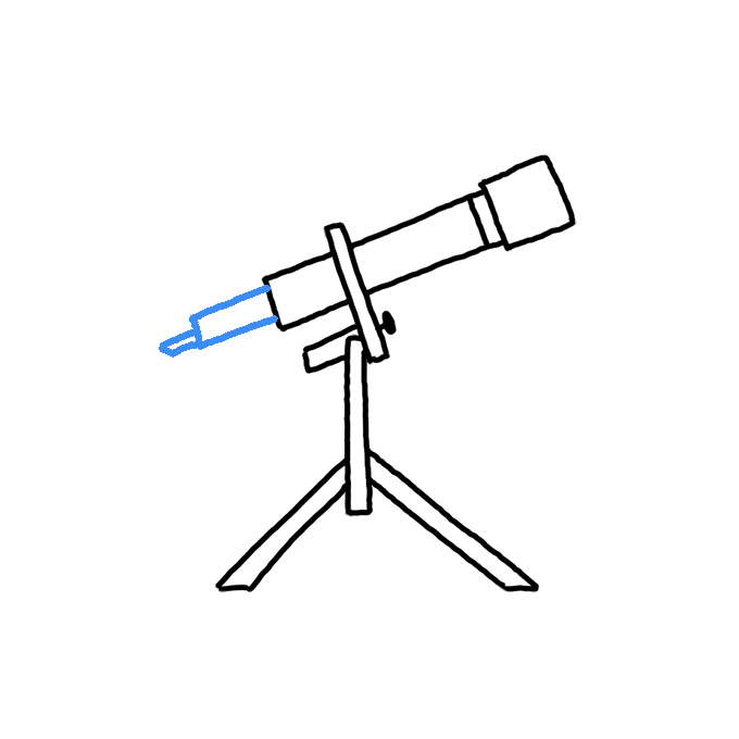 How to Draw a Telescope Step by Step Easy Drawing Guides Drawing Howtos
