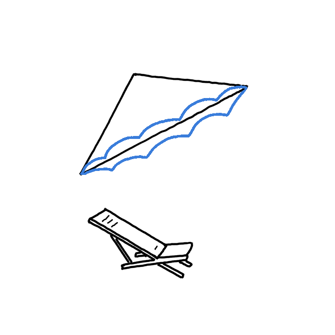How to Draw a Beach Umbrella Step by Step Easy Drawing Guides