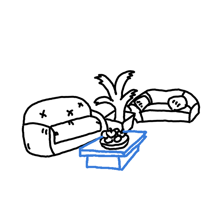 How to Draw a Living Room Step by Step Easy Drawing Guides Drawing