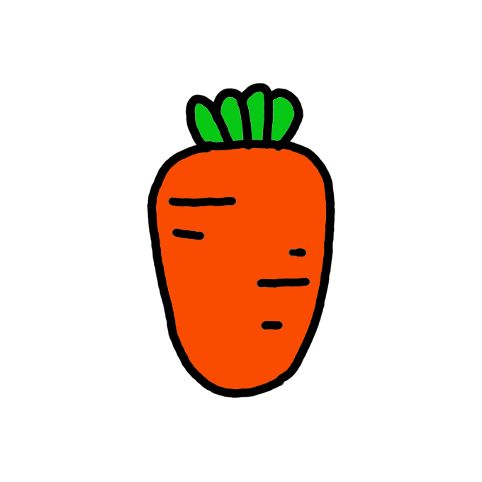 How to Draw a Carrot Step by Step Easy Drawing Guides Drawing Howtos