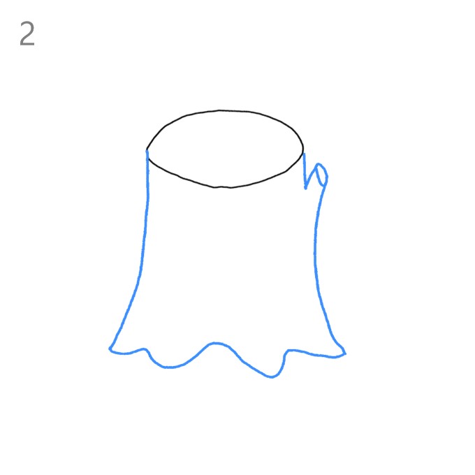 How to Draw a Stump Step by Step Easy Drawing Guides Drawing Howtos