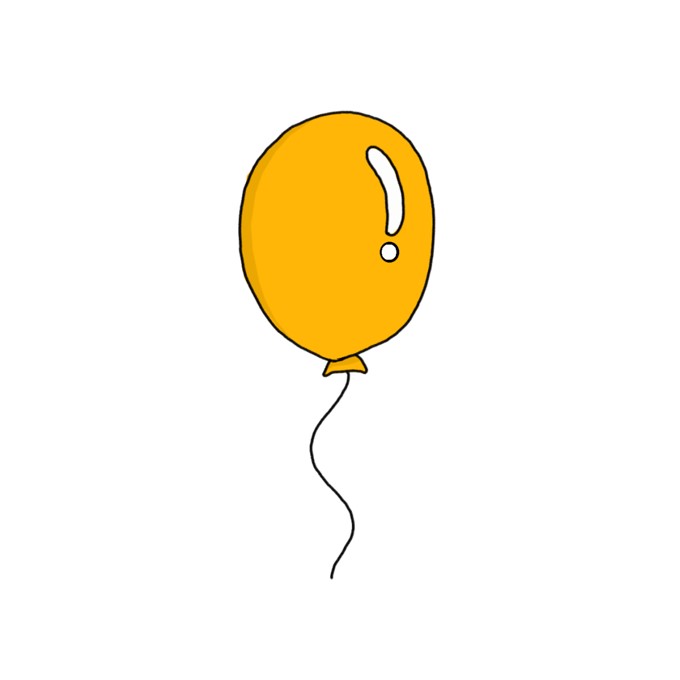 How to Draw a Balloon Step by Step Easy Drawing Guides Drawing Howtos