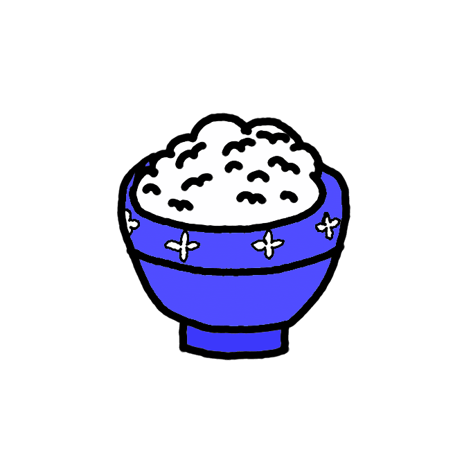 Collection 32+ Pictures how to draw a bowl of rice Updated