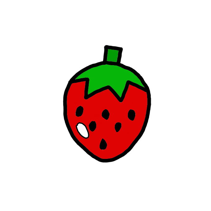 How to Draw a Strawberry Step by Step Easy Drawing Guides Drawing