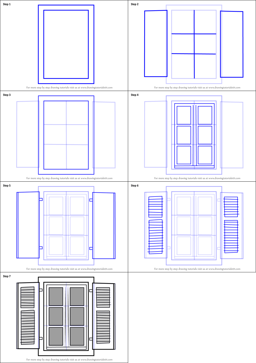 13+ Easy and Beautiful Window Drawing Ideas Drawing Photos