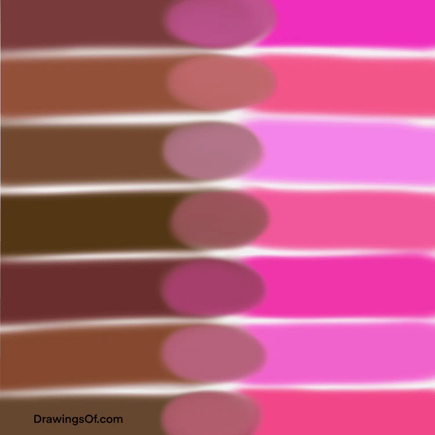 Brown and Pink Make What Color When Mixed Together? Drawings Of...