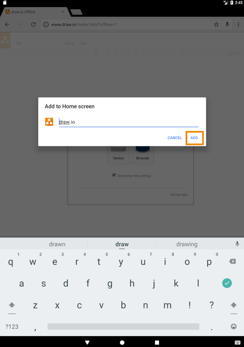 Use draw.io on a Tablet draw.io