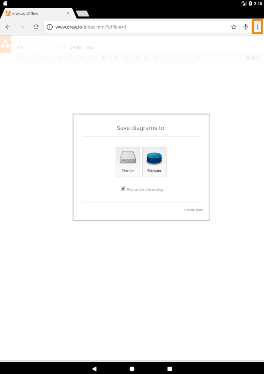 Use draw.io on a Tablet draw.io