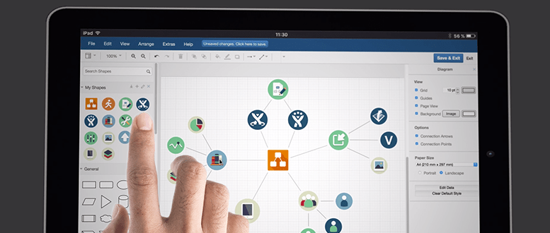 Use draw.io on a Tablet draw.io