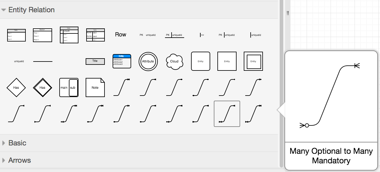 Entity Relationship Diagrams with draw.io draw.io