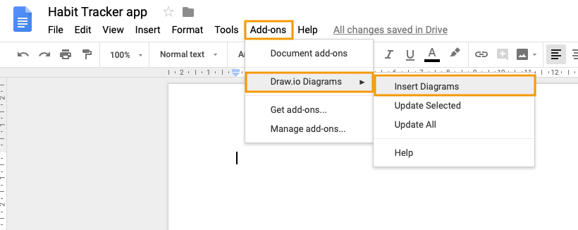Use draw.io diagrams in Google Docs - draw.io