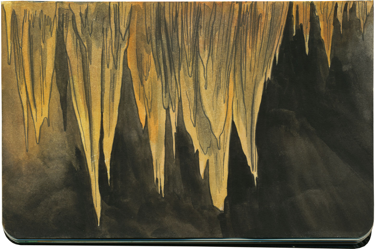 Cave paintings Drawn the Road Again