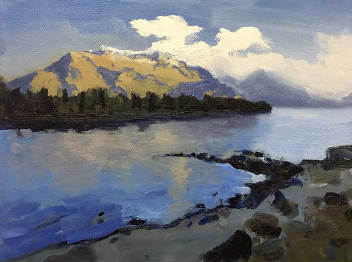 Oil Painting Tutorial New Zealand Reflections, 2017 Draw Paint Academy