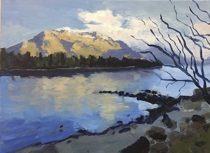 Oil Painting Tutorial New Zealand Reflections, 2017 Draw Paint Academy