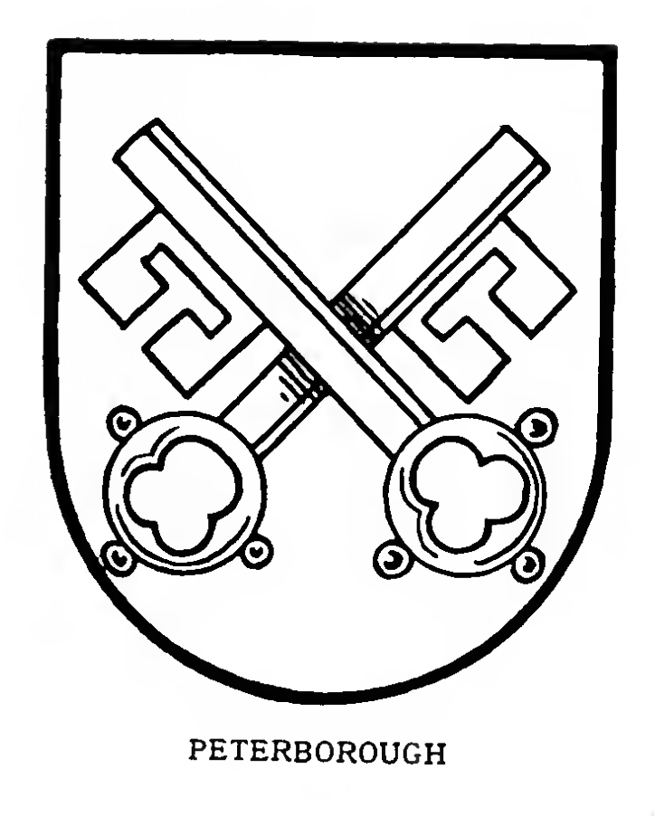 PETERBOROUGH (Northamptonshire). DrawShield