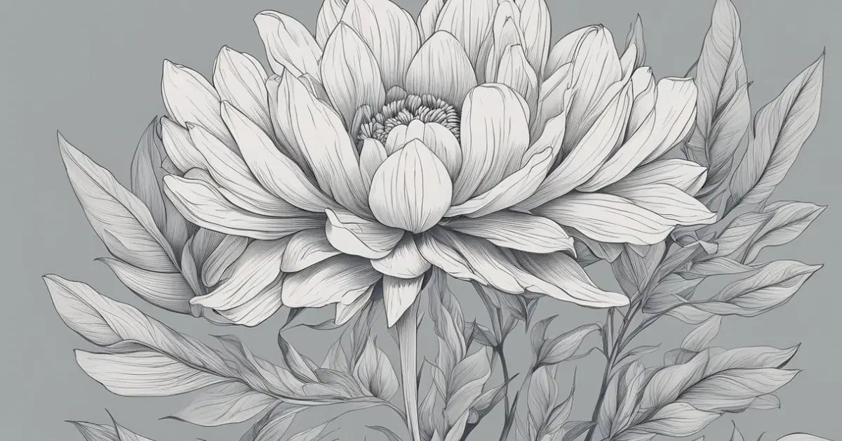 Aesthetic Flower Drawing 2024 A Guide To Beautiful Sketches