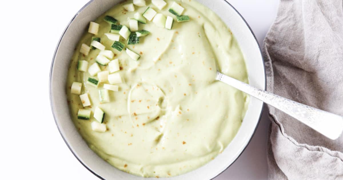 Chilled Avocado and Zucchini Soup Recipe Dr. Axe
