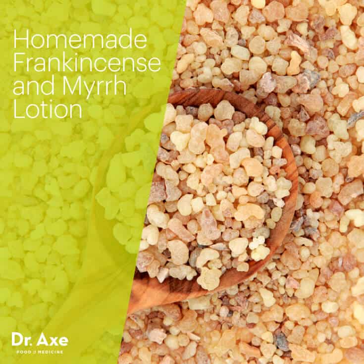Homemade Frankincense and Myrrh Body Lotion