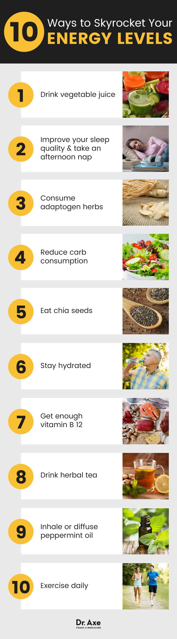 Exhausted? 10 Natural Ways to Boost Energy Levels Dr. Axe
