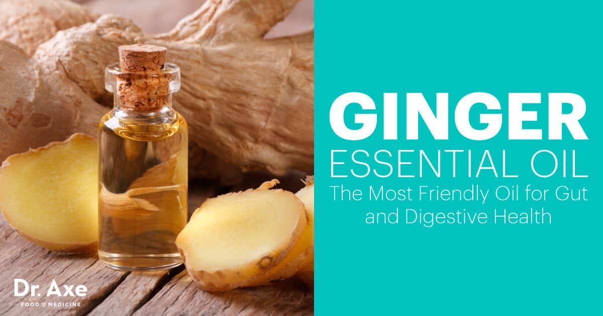 GutFriendly Ginger Essential Oil — Reduces Inflammation & Nausea Dr. Axe