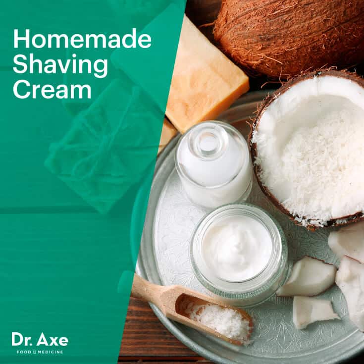Homemade Shaving Cream with Coconut Dr. Axe