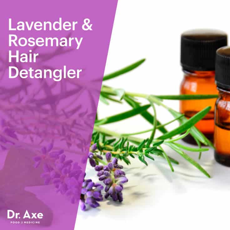 Lavender and Rosemary Homemade Hair Detangler Dr. Axe
