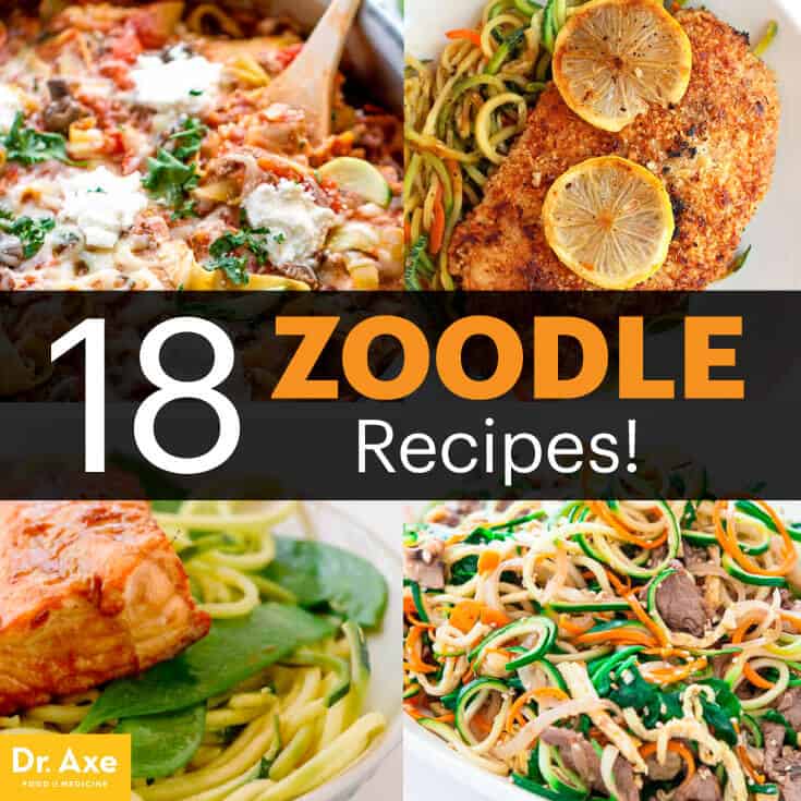 18 Zucchini Noodle Recipes Dr. Axe