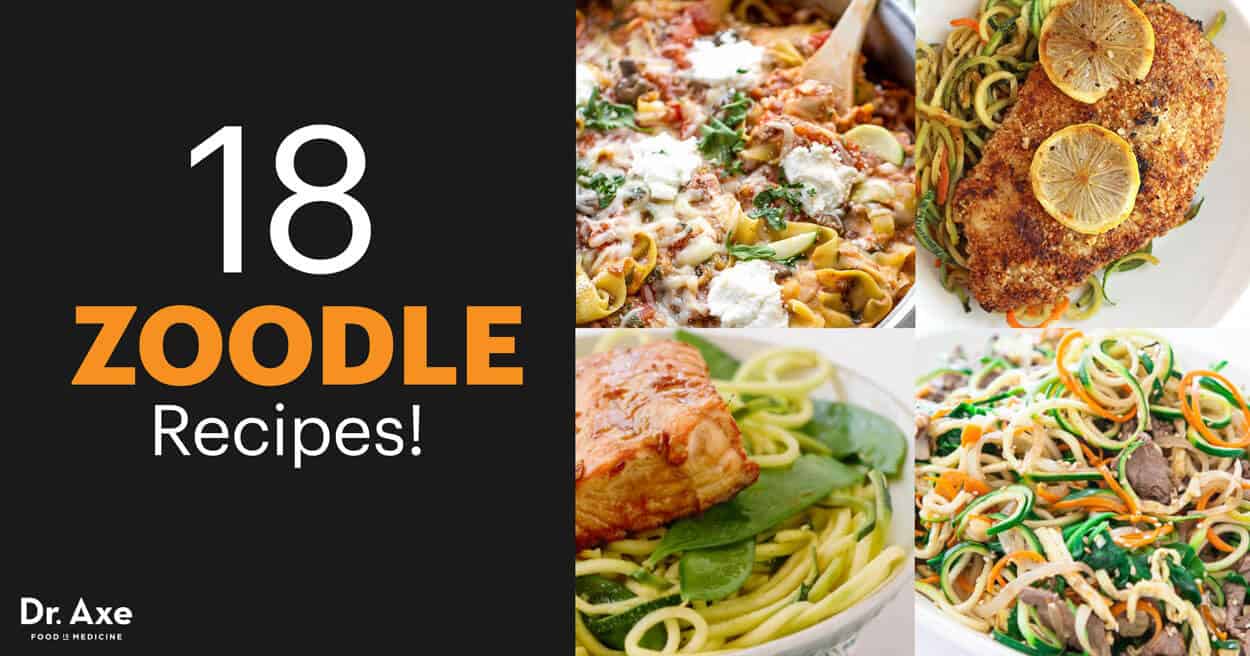 18 Zucchini Noodle Recipes Dr. Axe
