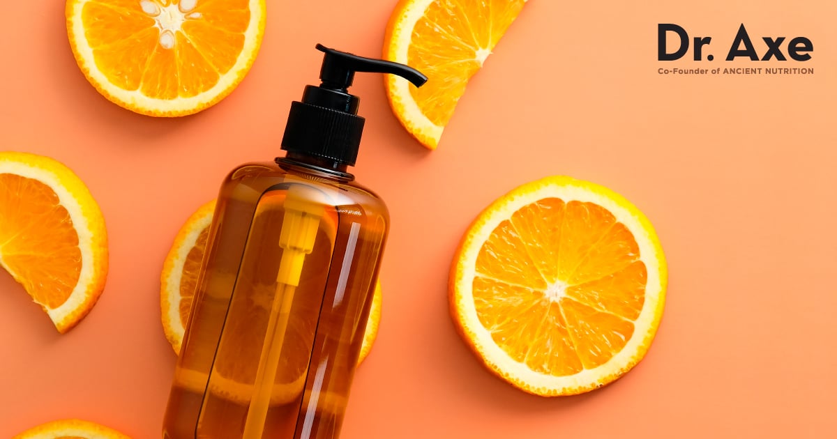 Shower Gel with Orange Essential Oil & Castile Soap Dr. Axe