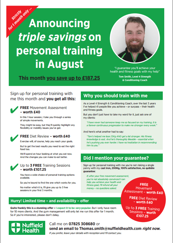 This little poster doubled his business … Drayton Bird Associates