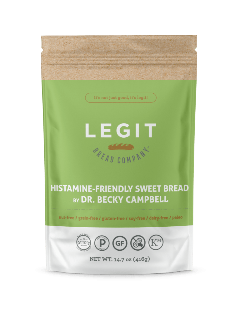 LowHistamine Sweet Bread with Legit Bread Company Dr Becky Campbell
