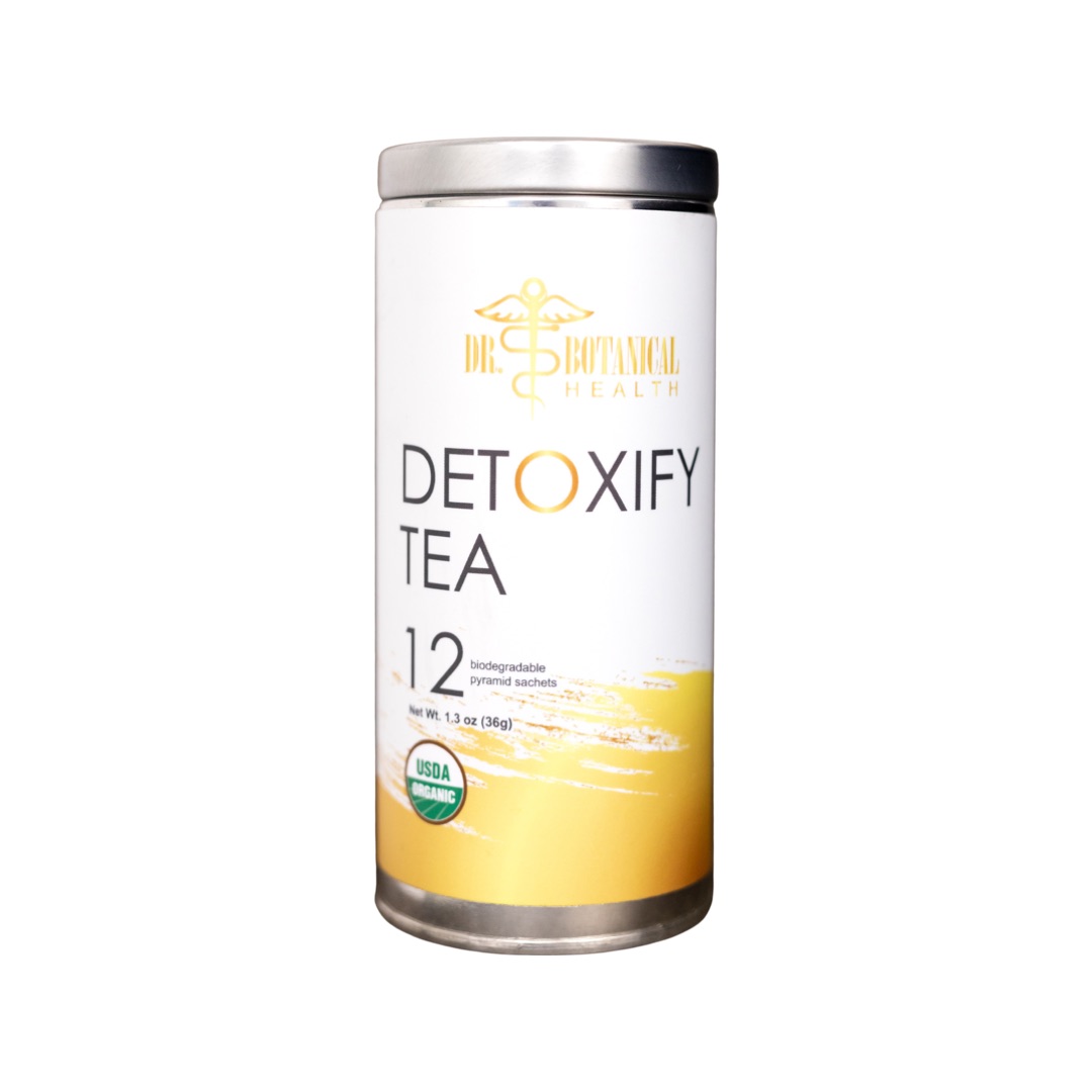 Detoxify Tea Tin (12 Sachets) Organic* Dr. Botanical Health