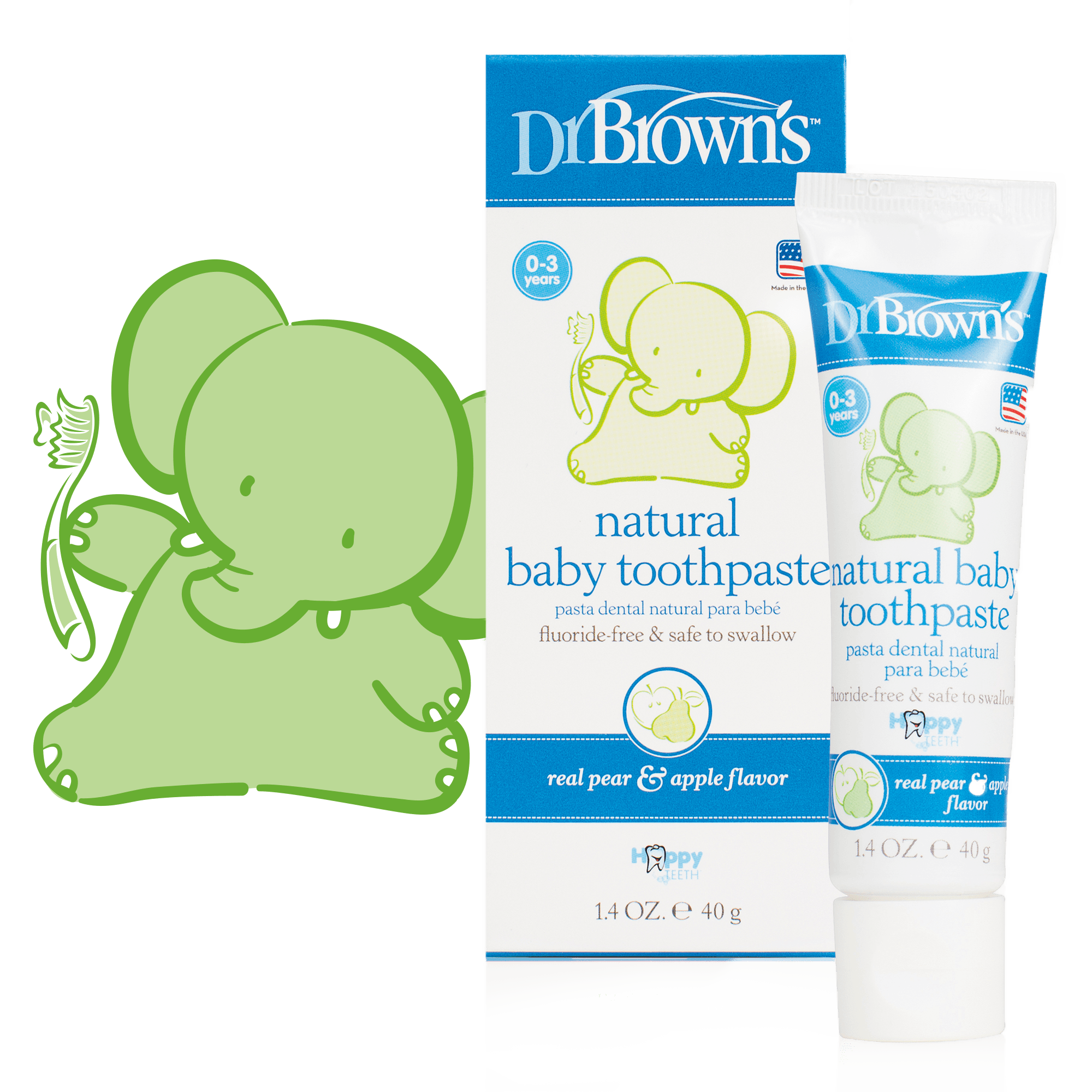 Dr. Brown's Baby Natural Baby Toothpaste Dr. Brown's Indonesia