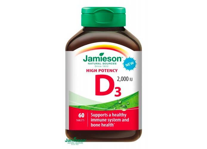 Jamieson Vitamin D3 2000 IU 60 tbl Op. Dr. Çağrı Çırağıloğlu