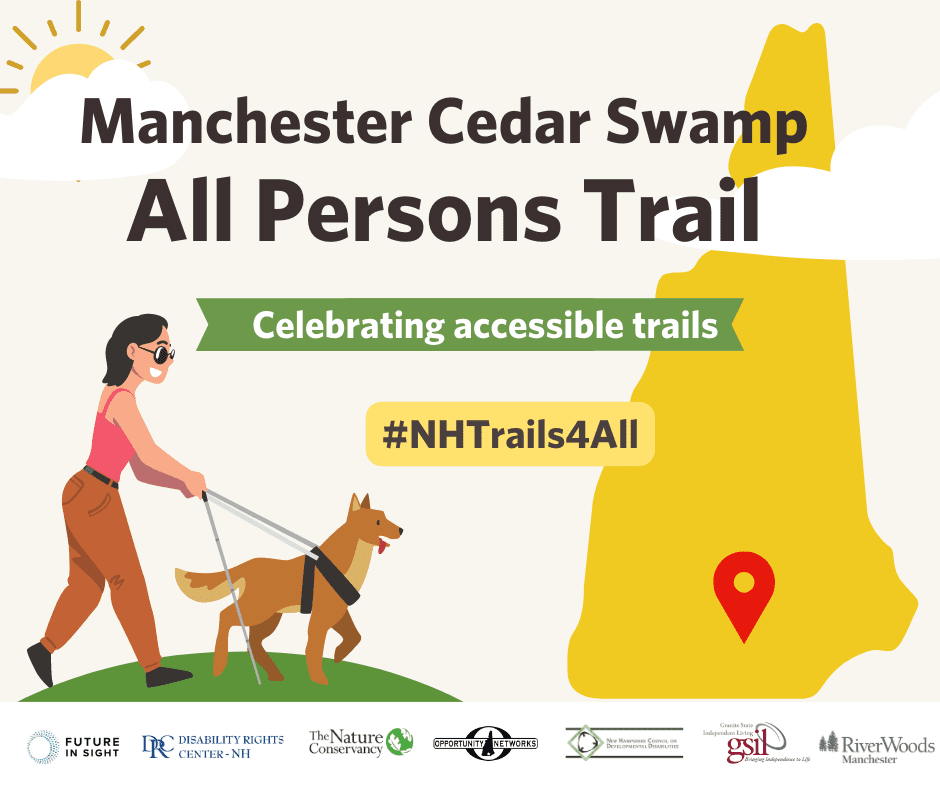 Highlighting NH's Accessible Trails Manchester Cedar Swamp's All Persons Trail DRCNH