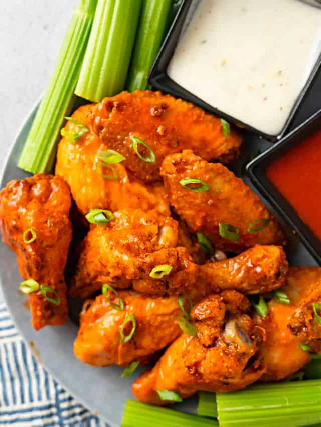 Oven Baked Buffalo Chicken Wings Recipe Dr. Davinah's Eats
