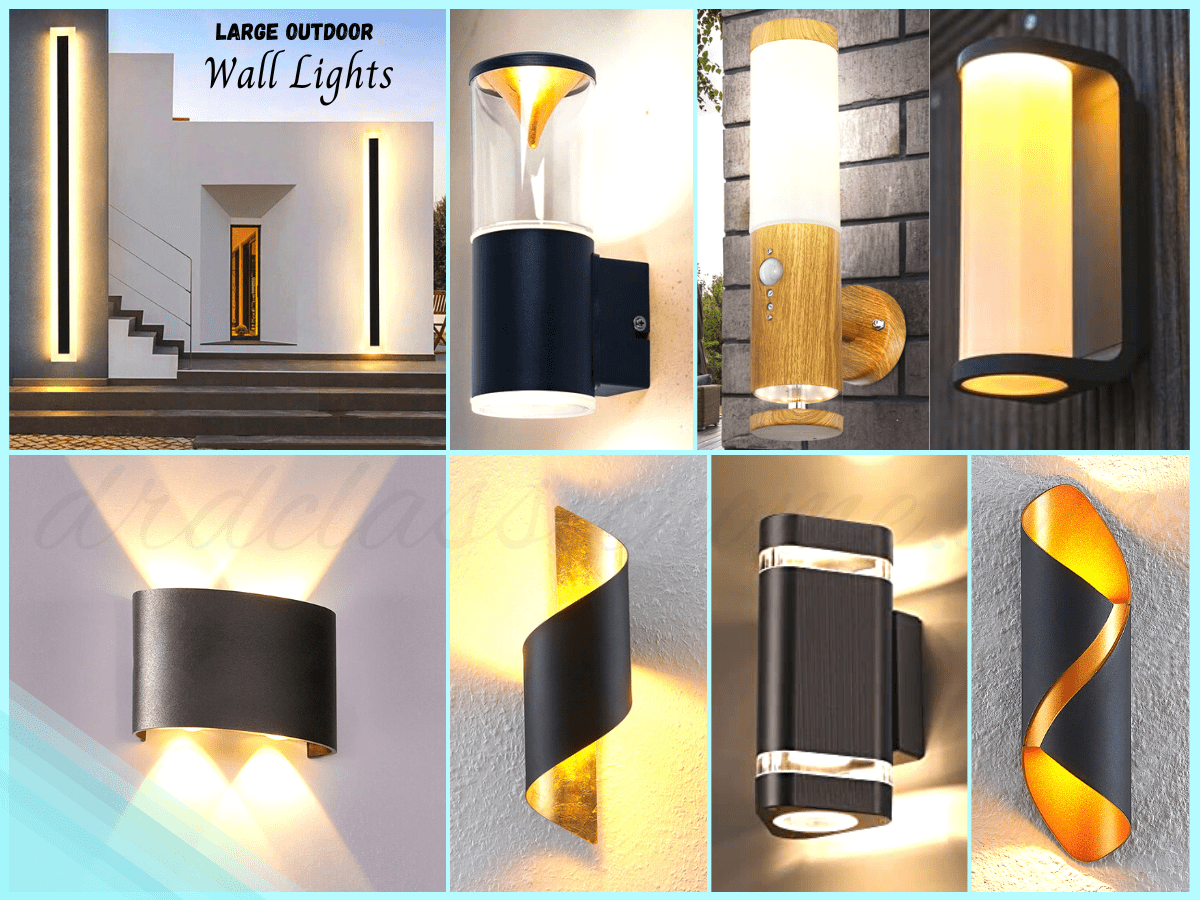 Amazing Large Outdoor Wall Lights