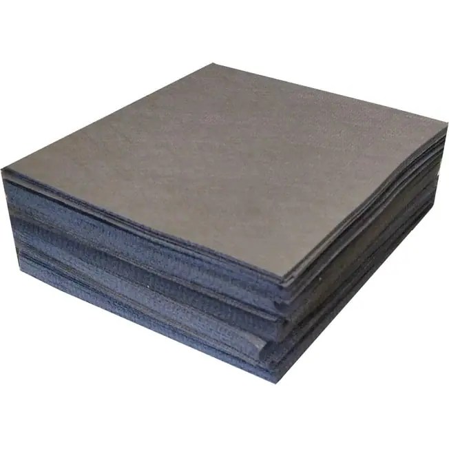 Pro Fit Black Embroidery Backing 8" x 8" x 125 pieces 2oz