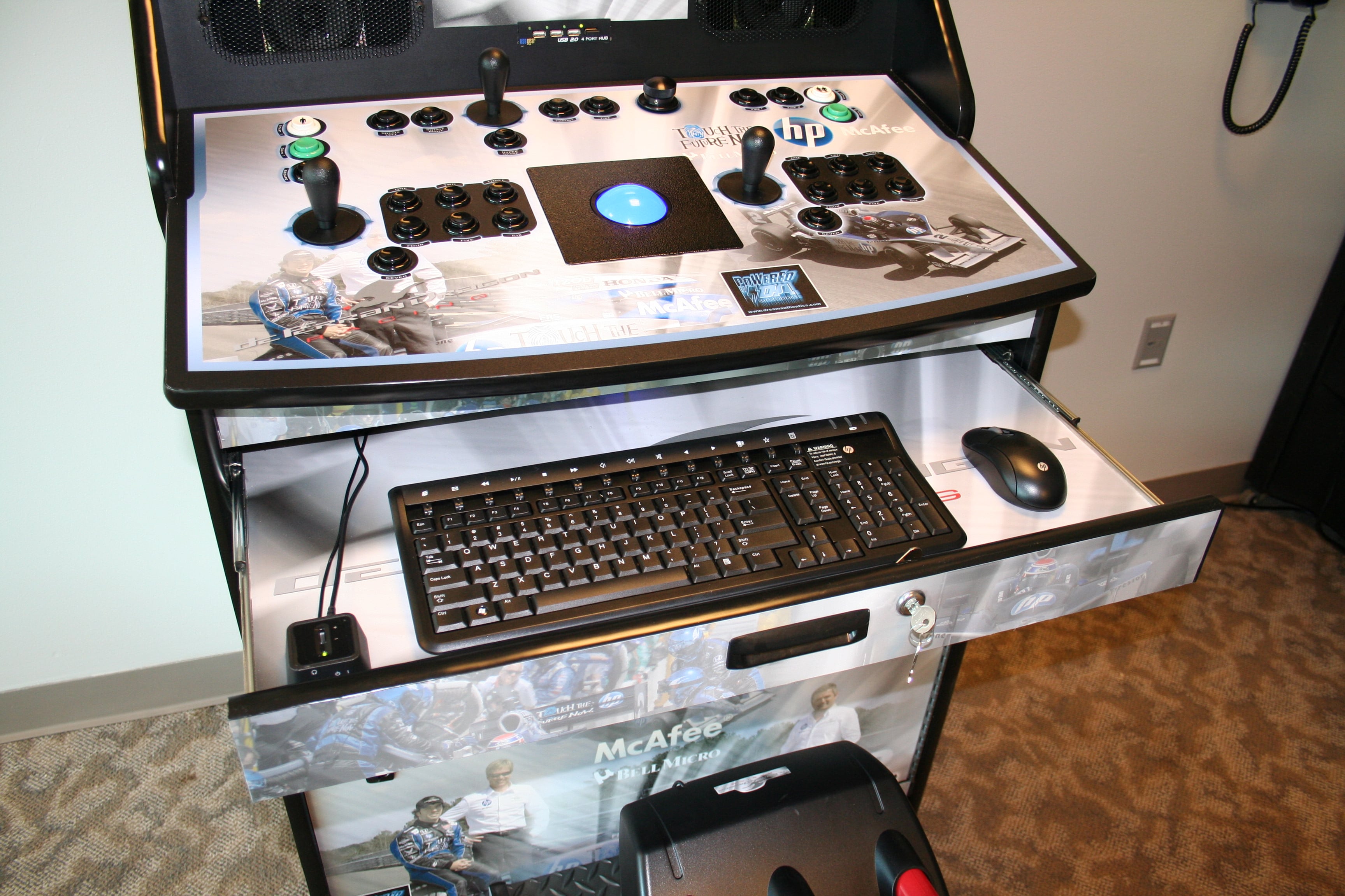 Racing Base DreamAuthentics Retro Video Arcade