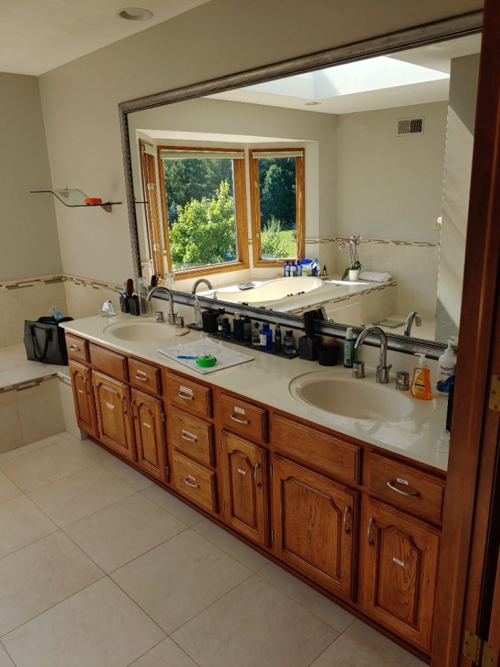 Powell Ohio Luxury Bath Remodel Before and After Bathroom Remodel