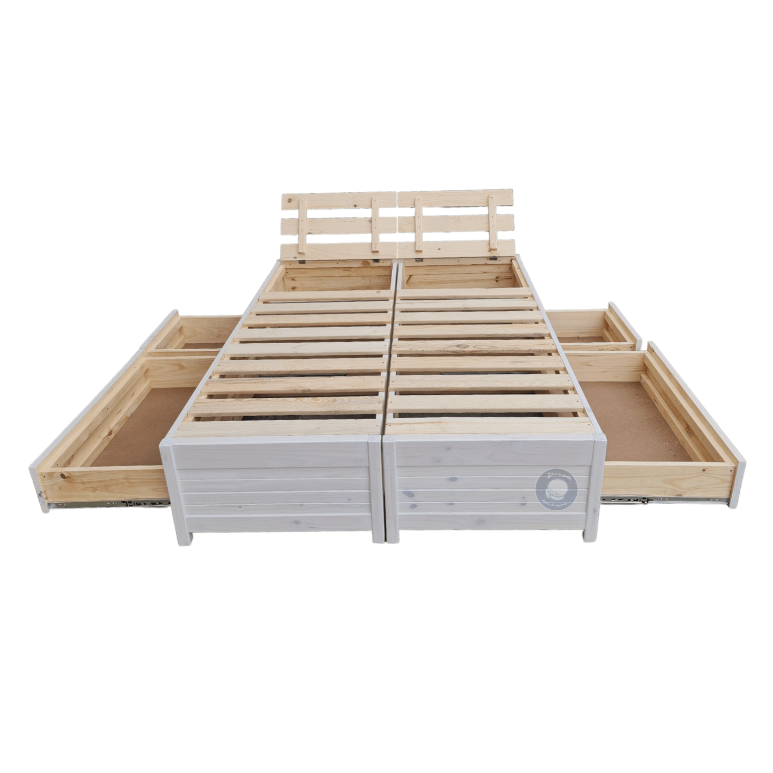 Double Storage Bed Base with drawers Dream Beds & Home