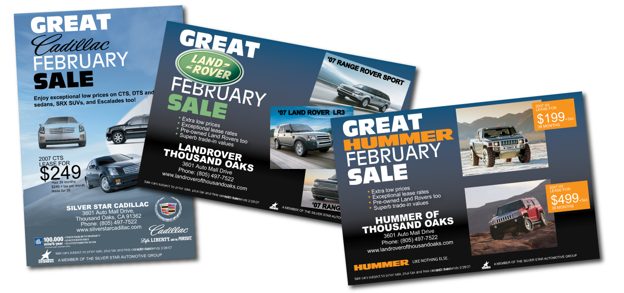 Auto Dealership Direct Mail Advertising DreamBig Creative