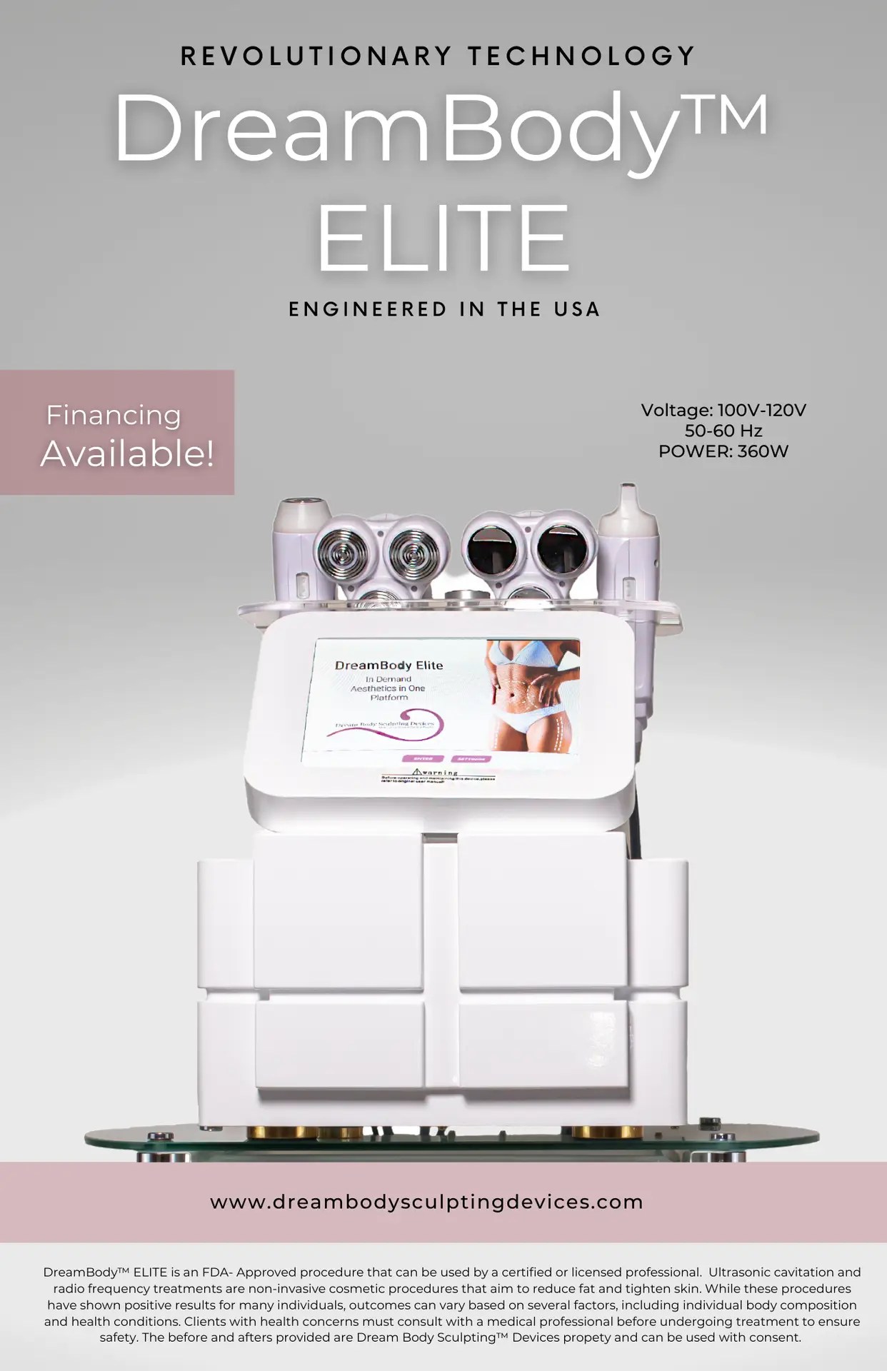 DreamBody™ ELITE Body Sculpting Machine