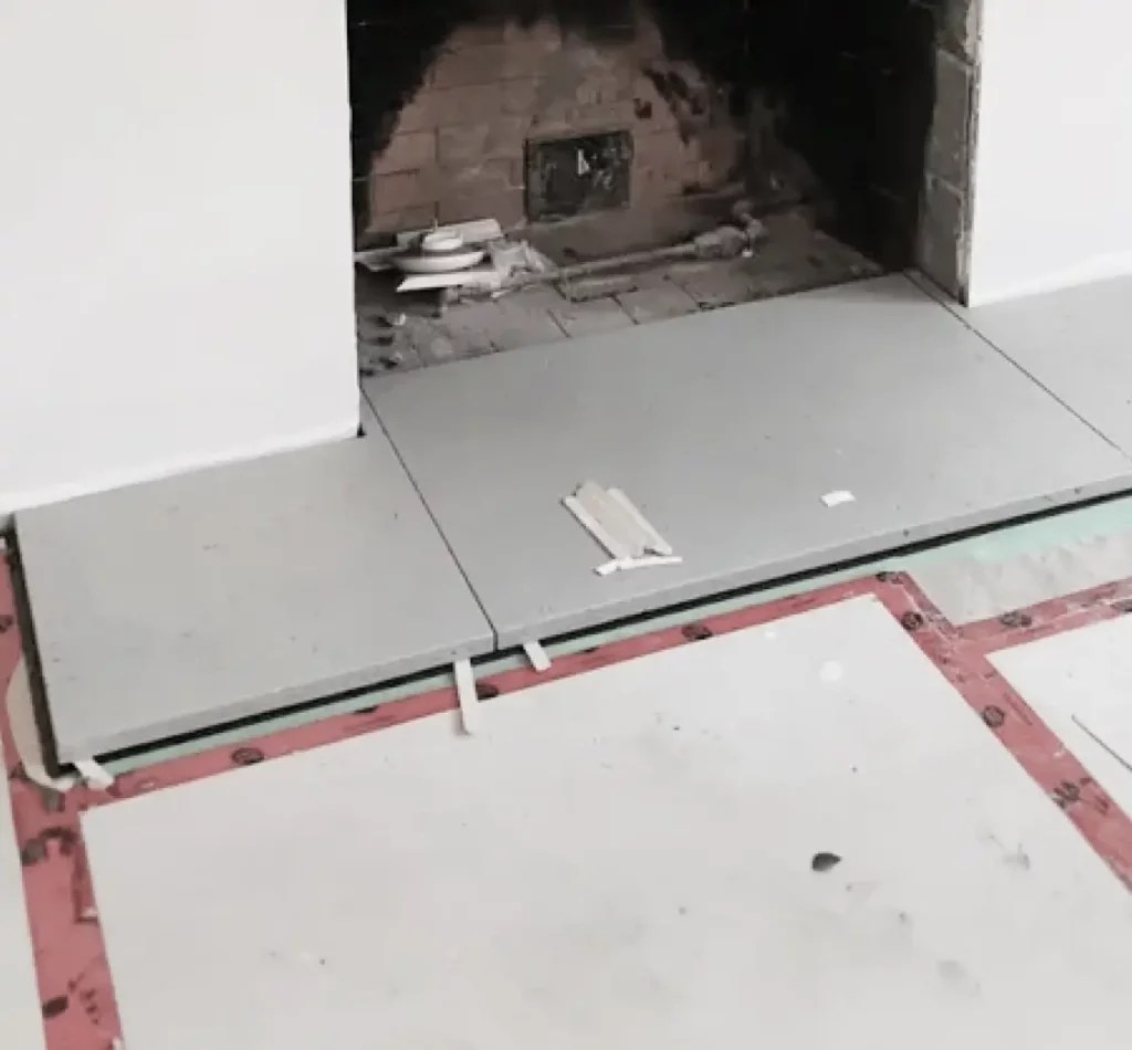 Mantel installation - DreamCast Design and Production