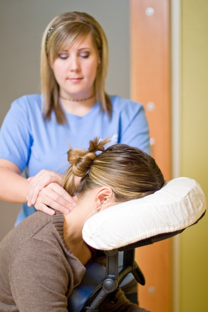 Workplace chair massage by Dreamclinic Massage