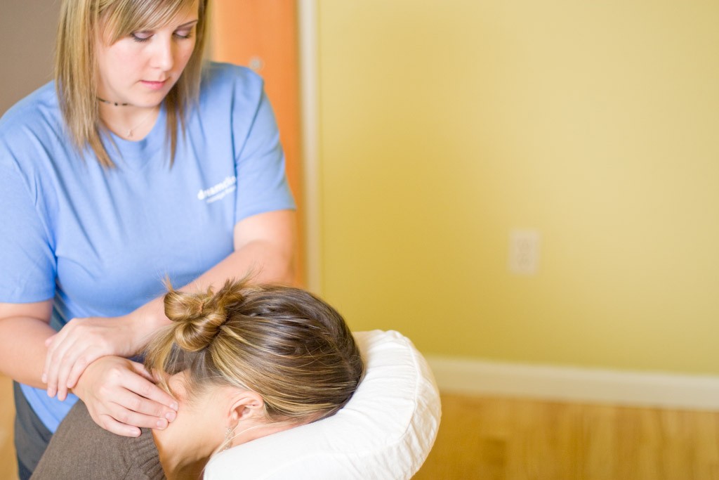 Workplace chair massage by Dreamclinic Massage