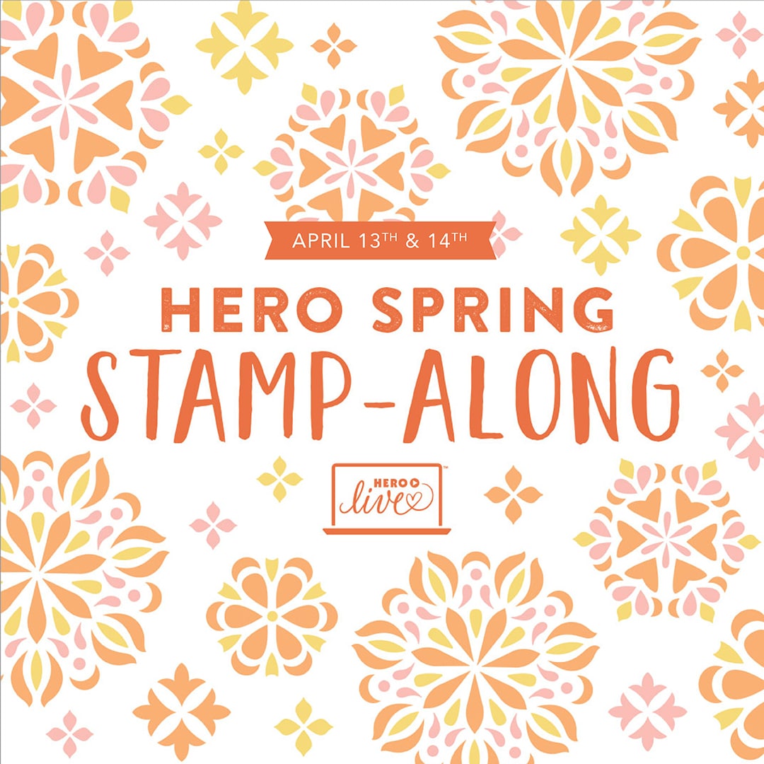 Connect Together NEW Hero Arts Spring 2024 StampAlong 🎉