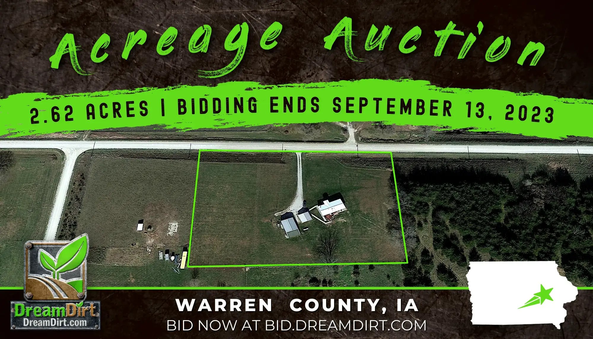 3 Bedroom 1 Bath Acreage on 2.62 Acres in New Virginia, Iowa
