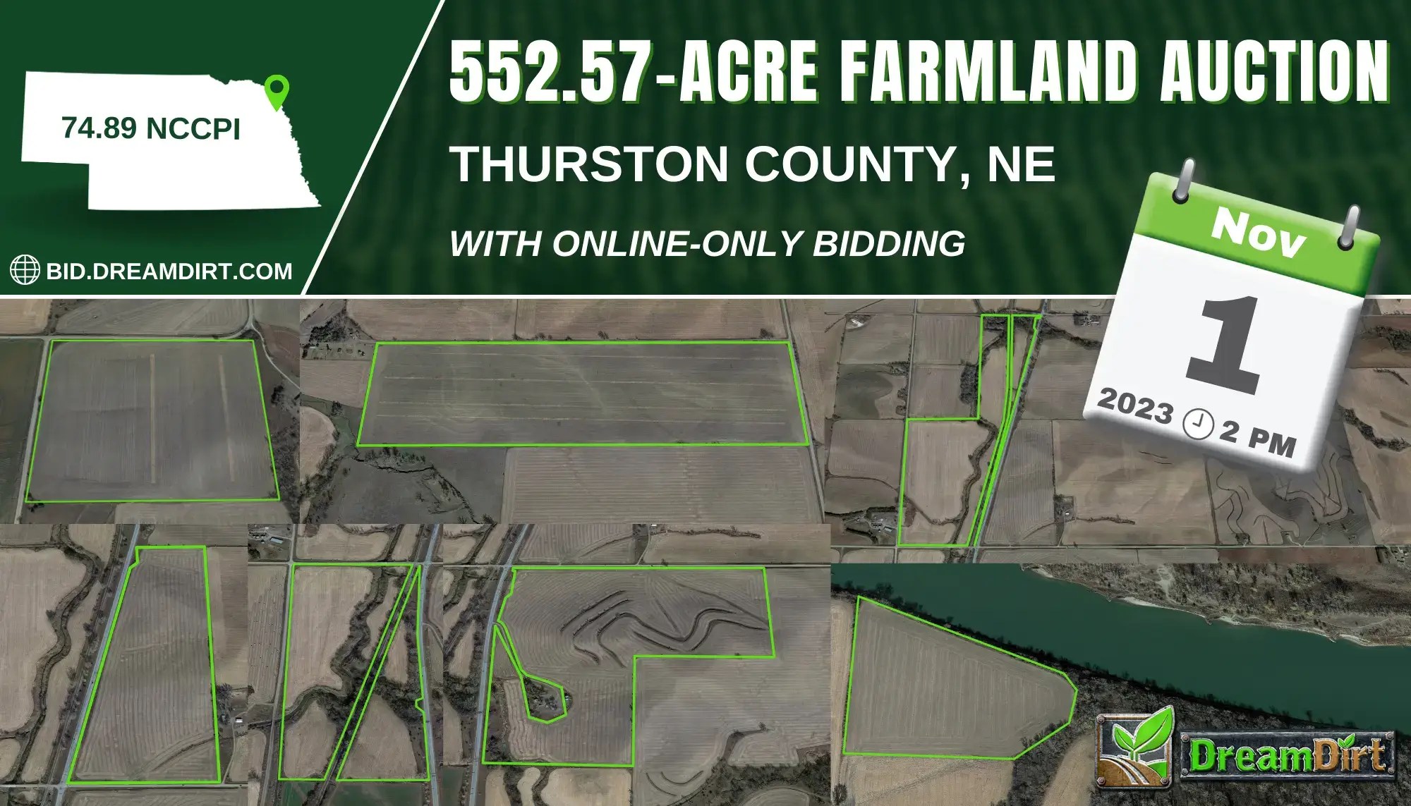 Thurston County Farmland Sale Gift to Nebraska NonProfit