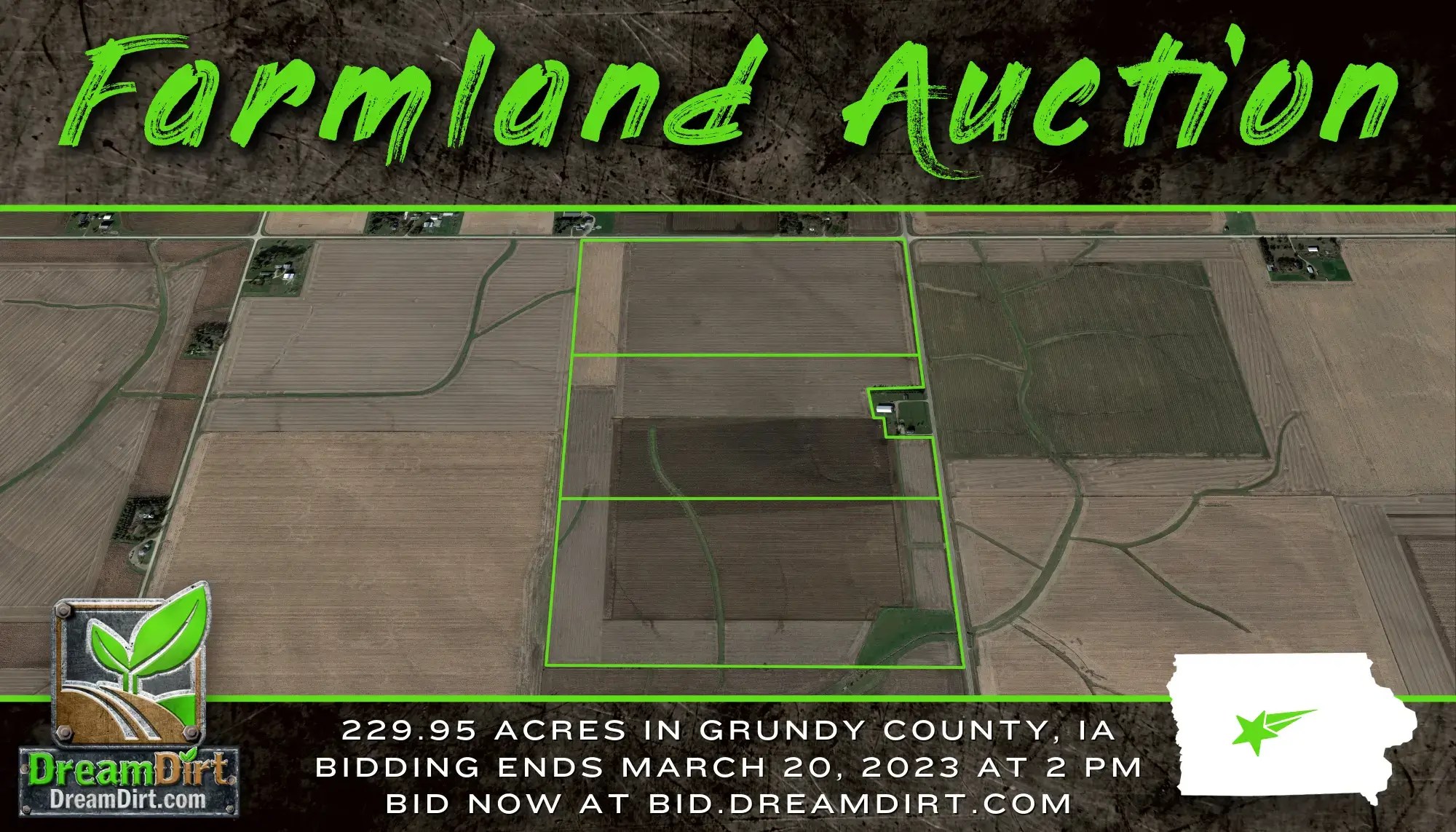 Farmland For Sale in Grundy County, Iowa 229.95 Acres